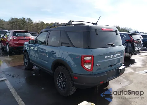 2021 Ford Bronco Sport Outer Banks из США, поврежденный, VIN 3FMCR9C69MRB11056